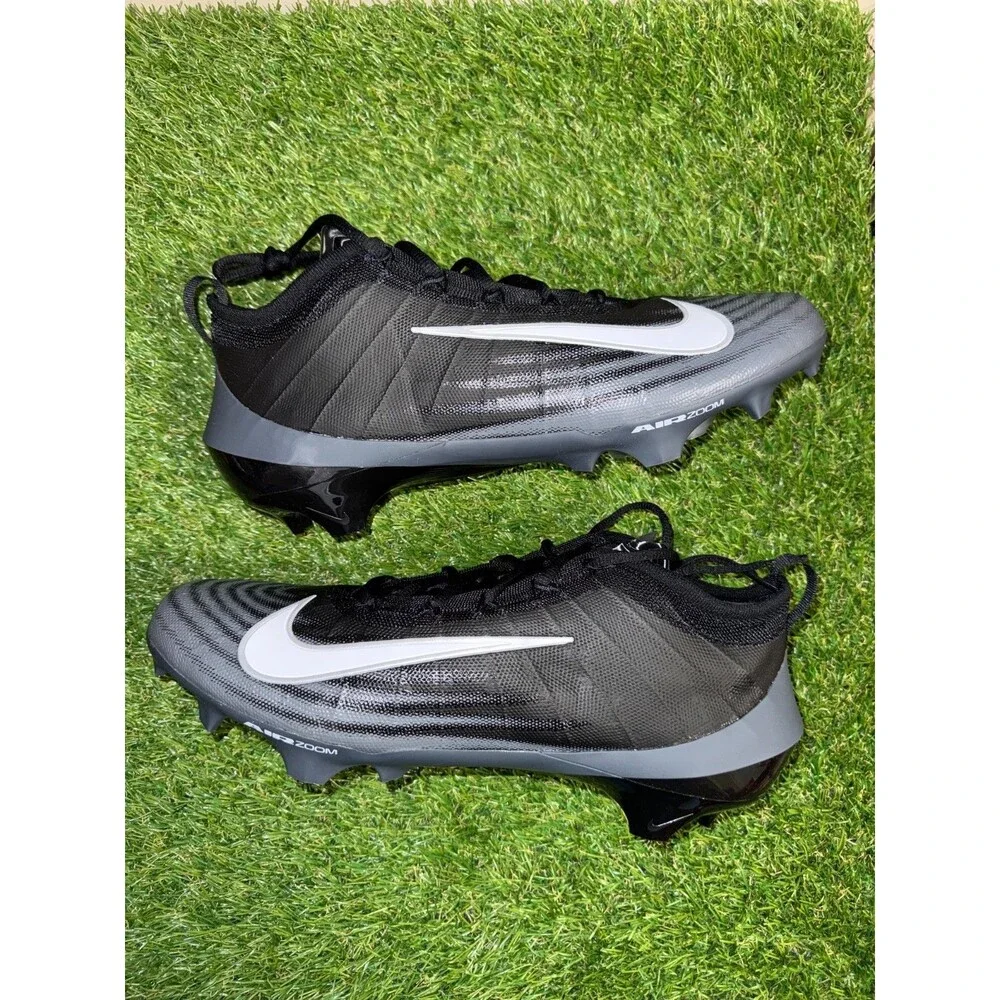 Men's 11 W Nike Zoom Vapor Elite PE Football Cleats Triple Black HV2724-001 NEW